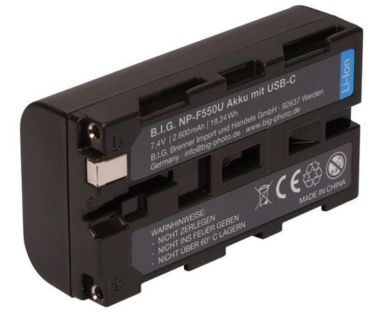 BIG battery Sony NP-F550U 2600mAh USB-C (727727)