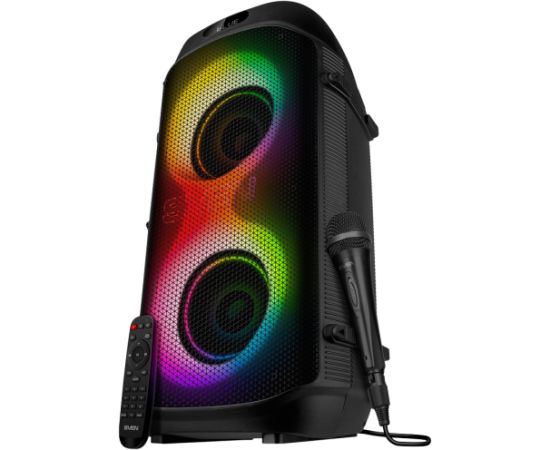 SVEN PS-850, (100W, TWS, Bluetooth, FM, USB, microSD, LED-display, 8000mAh)