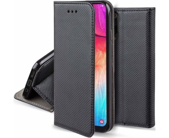 Fusion Magnet Case Grāmatveida Maks Priekš Huawei P Smart 2019 | Huawei Honor 10 lite Melns