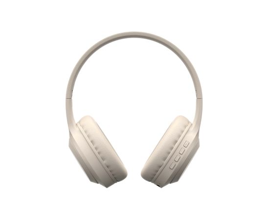 Havit H628BT - wireless on-ear headphones, beige