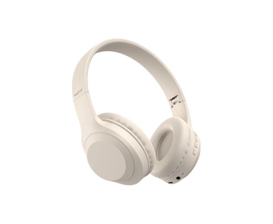 Havit H628BT - wireless on-ear headphones, beige