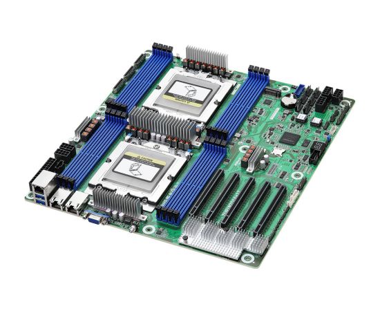Płyta główna AsRock TURIN2D16-2T 2x SP5 AND Epyc 9004/9005 Soc (16x DIMM, 2x MCIO, up to 16xSATA, 1xM.2, 2x10Gbe, IMPI EEB )