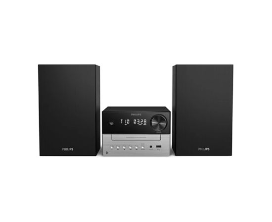 PHILIPS TAM3205M2/12 mūzikas sistēma ar Bluetooth, CD, 20W, melns/sudraba