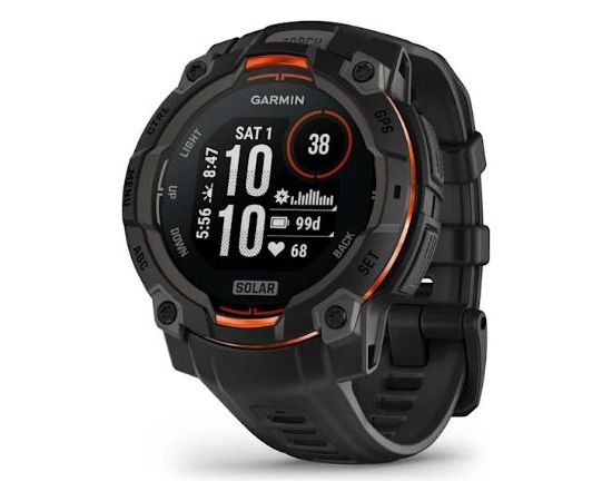 GARMIN Instinct 3 45mm Solar Black with Black Band
