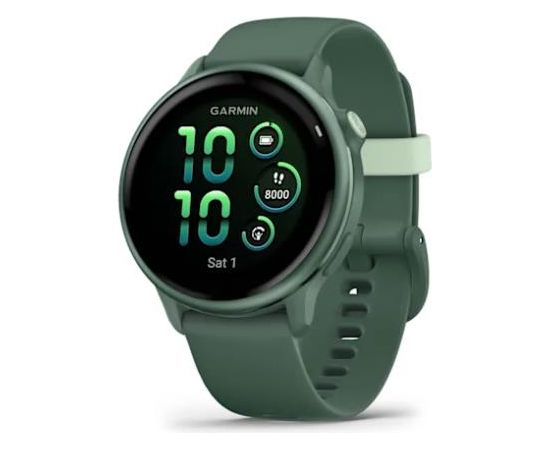GARMIN Vivoactive 6 Metallic Jasper Green with Silicone Band
