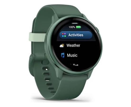 GARMIN Vivoactive 6 Metallic Jasper Green with Silicone Band
