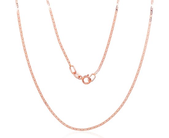 Zelta ķēdīte Marina 1.1 mm, dimantu apstrādājums #1400069(Au-R), Sarkanais Zelts 585°, garums: 40 cm, 1.06 gr.