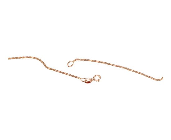 Zelta ķēdīte Gliemezis 1.15 mm #1400039(Au-R), Sarkanais Zelts 585°, garums: 50 cm, 1.68 gr.