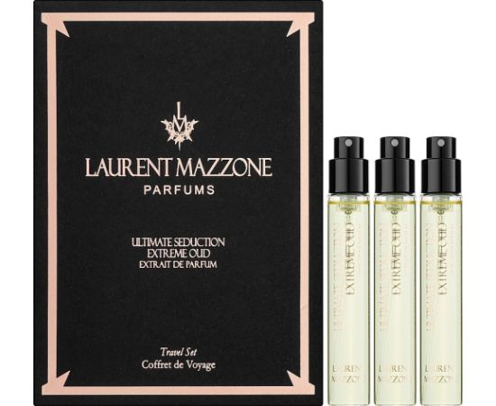 Histoires de Parfums Set Trio, Laurent Mazzone, Ultimate Seduction Oud, Extrait De Parfum, Unisex, 3 pcs, 15 ml *Miniature Unisex