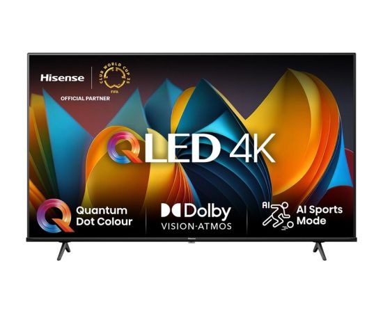 Hisense | QLED Smart TV | 65E7NQ | 65" | Smart TV | VIDAA OS | UHD | Black | DAMAGED PACKAGING