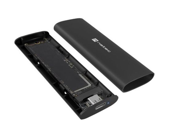 NATEC NKZ-2286 storage drive enclosure SSD enclosure Black M.2