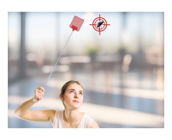 Beper C206UTI020 Telescopic Fly Swatter Paddle