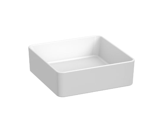 Jika izlietne Cubito Pure, 380x380 mm, h=150 mm, uz virsmas, matēta balta