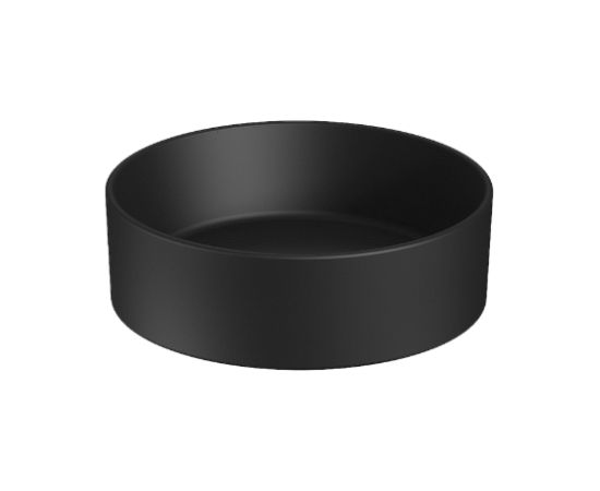 Jika izlietne Cubito Pure, d=400 mm, h=150 mm, uz virsmas, matēta melna