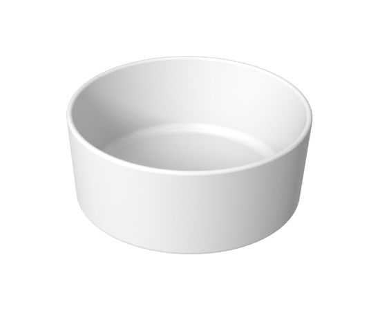 Jika izlietne Cubito Pure, d=400 mm, h=150 mm, uz virsmas, balta