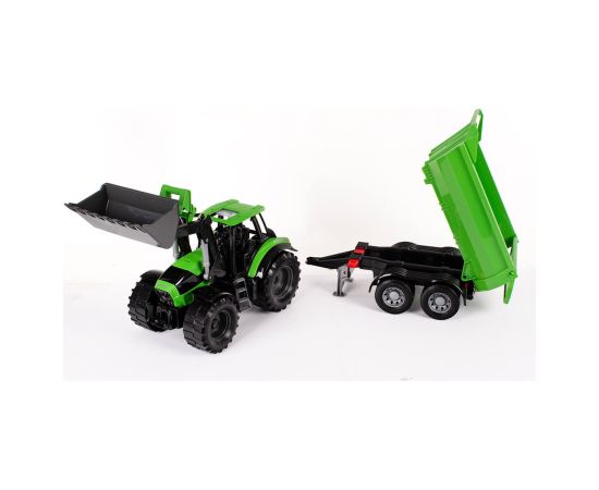 Traktors Worxx Deutz Fahr ar piekabi 76 cm (kastē) Lena Čehija L04617