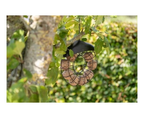 Trixie TRIXIE Fat Ball Feeder, Hanging, Black, Metal, 240 mm, 80 mm