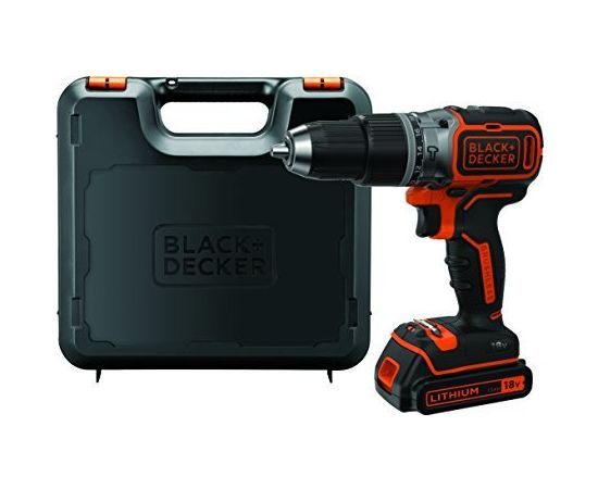 Black&decker BLACK + DECKER cordless hammer BL188K, 18 Volt (black / orange, Li-ion battery pack 1.5Ah)