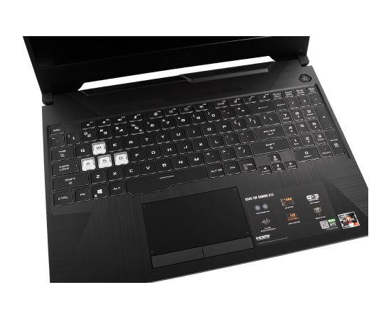 ASUS TUF Gaming A15 FA506NC-HN016 Ryzen 5 7535HS 15,6"FHD 144Hz Value IPS-level 250nits AG 16GB DDR5 4800 SSD512 GeForce RTX 3050 4GB WLAN+BT LAN Cam720p 48WHrs NoOS Graphite Black