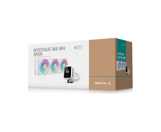 Chłodzenie wodne DeepCool Mystique 360 WH ARGB (R-LX360-WHDSNMCP-G-1)