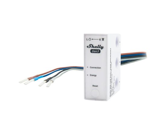 Shelly 3EM-63W Gen3 1/3-channel WiFi energy meter (wired model)