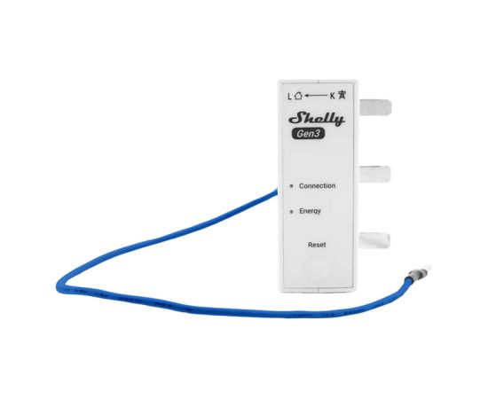 Shelly 3EM-63T Gen3 1/3-channel WiFi energy meter (flat terminal)