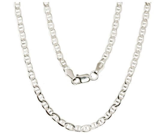 Sudraba ķēdīte Marina 3 mm, dimantu apstrādājums #2400103, Sudrabs 925°, garums: 60 cm, 9.8 gr.