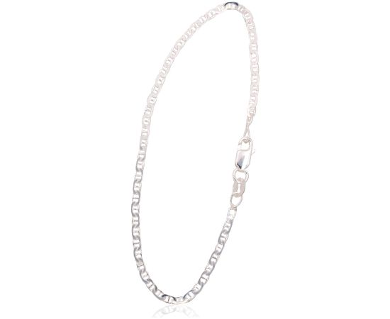 Серебряная цепочка Марина 2 мм, алмазная обработка граней #2400088-bracelet, Серебро 925°, длина: 19 см, 2 гр.