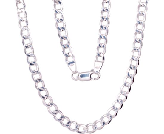 Sudraba ķēdīte Kartjē 4.5 mm #2400065, Sudrabs 925°, garums: 60 cm, 11.6 gr.