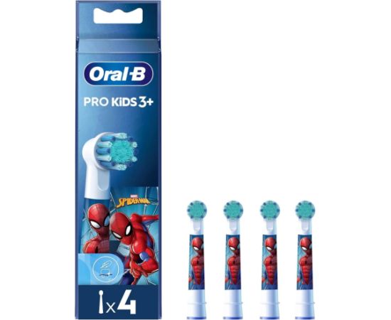 Braun Oral-B Kids Pro Kids3+, 4 pc(s), Multicolour, White, Spider-Man, 3 yr(s), Blister