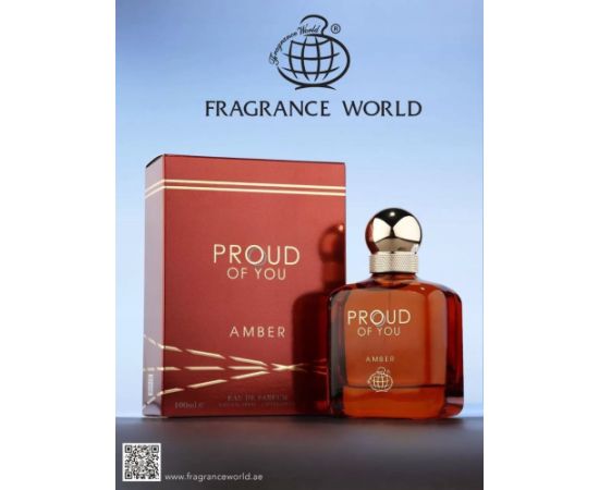 Rebel Amber Fragrance World Proud Of You Gintaras 100ml Kvepalai Unisex EDP