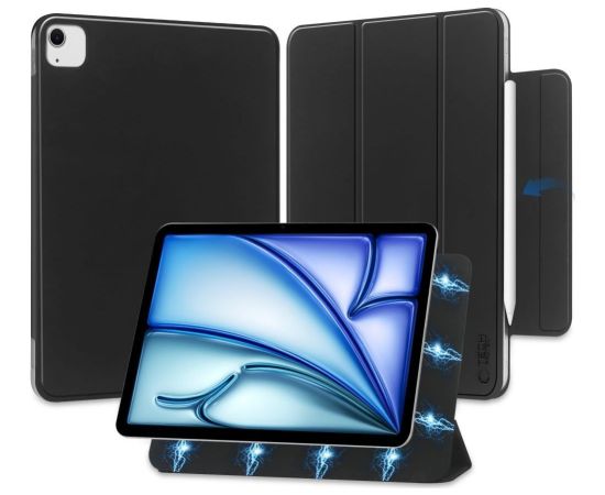 Tech-Protect   Tech-Protect SmartCase Magnetic for iPad Air 13" 2024 - Black