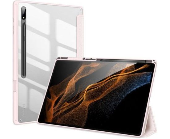 Dux Ducis Samsung  Galaxy Tab S8 Ultra with Stylus Holder Smart Case Pink