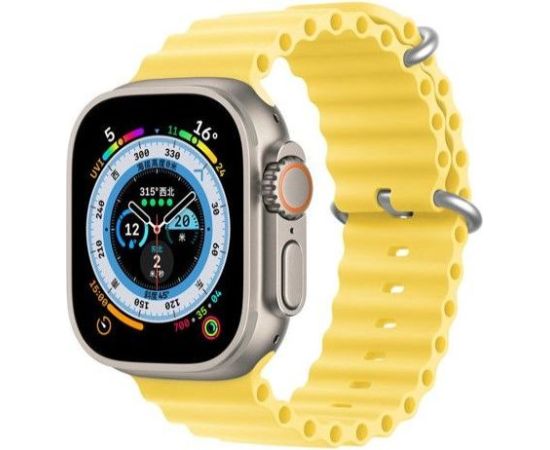 Dux Ducis   Strap Watch Strap 8 / 7 / 6 / 5 / 4 / 3 / 2 / SE (41 / 40 / 38mm) Silicone Band Bracelet Yellow