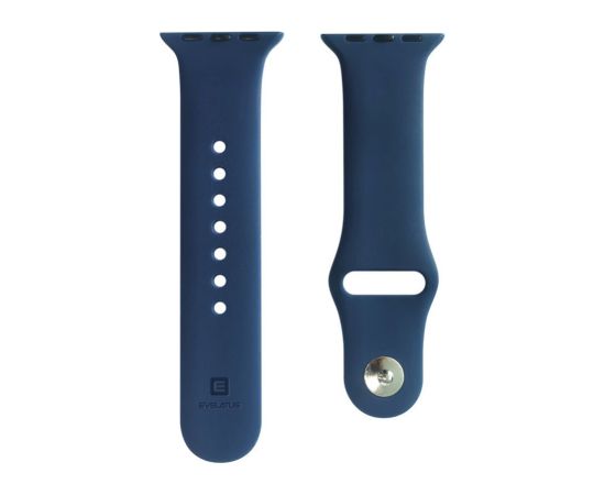 Evelatus   Apple Watch 38/40/41mm Silicone Loop Watch Straps (110mm S/M) Blue