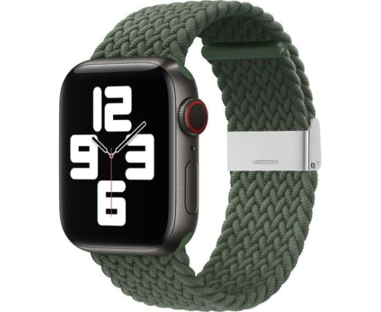 iLike   Watch 38/40/41mm Braided Fabric Strap Green