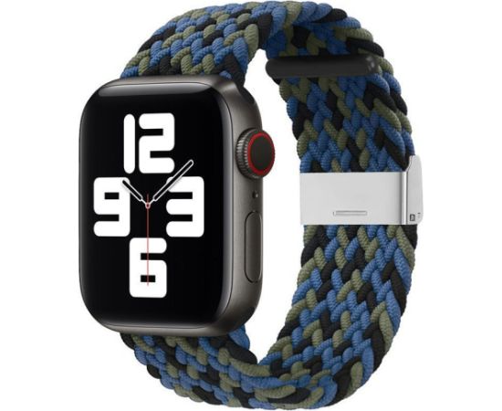 iLike Apple  Watch 38/40/41mm Braided Fabric Strap Blue