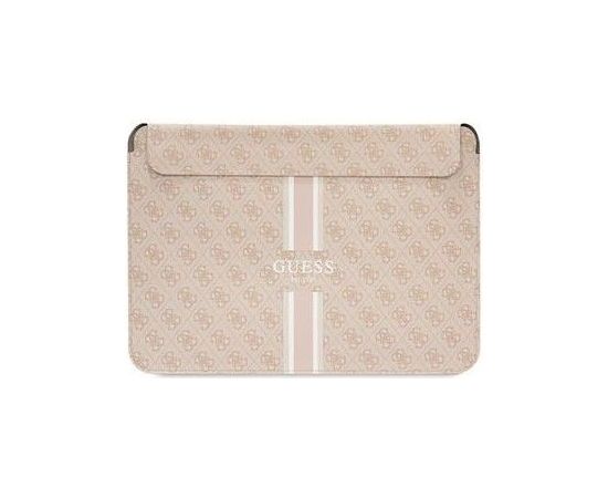Guess   PU 4G Printed Stripes Computer Sleeve 16 Pink