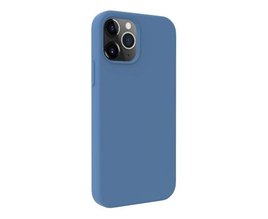 Evelatus Apple  iPhone 12 / 12 Pro Premium Magsafe Soft Touch Silicone Case Navy Blue