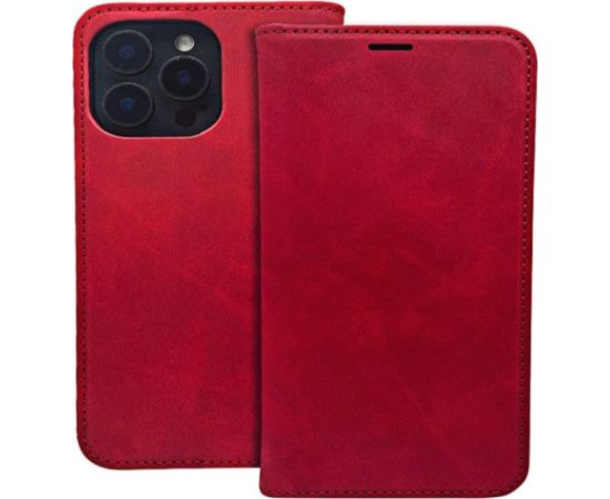 iLike Samsung  Galaxy A35 5G Smart Suede case Red
