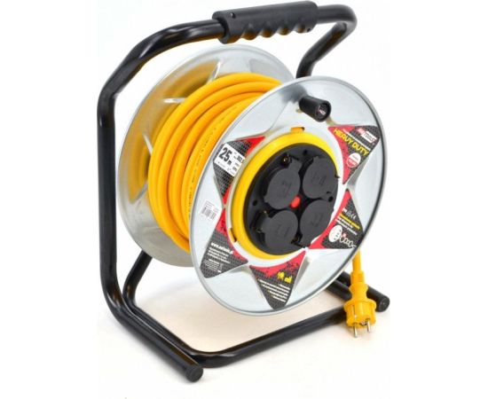 Strāvas pagarinātājs AWTools Heavy Duty 50m 3x2,5 mm 16A, 3680W, IP44 (AW70265)