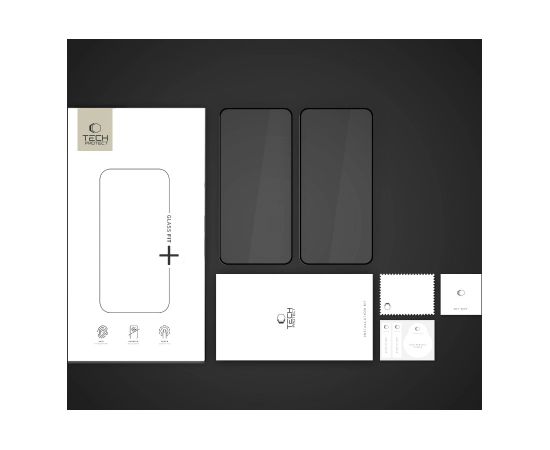 Tempered glass Tech-Protect Glass Fit+ 2-Pack Nothing Phone 3a/3a Pro black