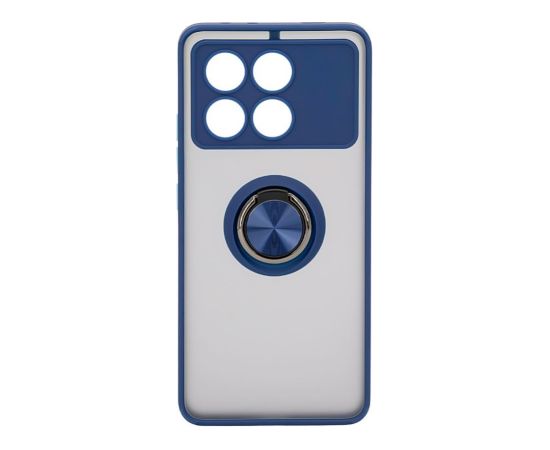 iLike Xiaomi  Poco X6 Pro Hybrid Case With Ring Dark Blue