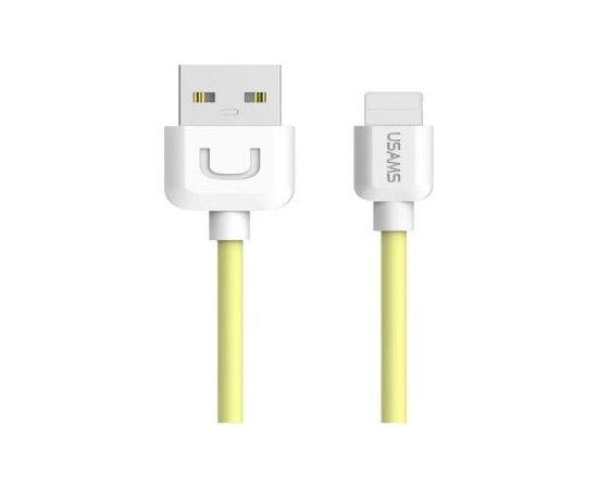 USAMS Apple  US-SJ097 U-Turn Durable TPE Universal Lightning to USB Data&Fast 2A Charger Cable 1m Yellow