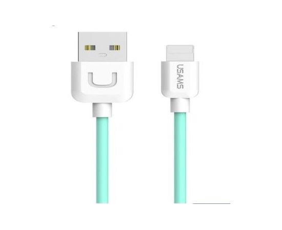 USAMS Apple  US-SJ097 U-Turn Durable TPE Universal Lightning to USB Data&Fast 2A Charger Cable 1m Green