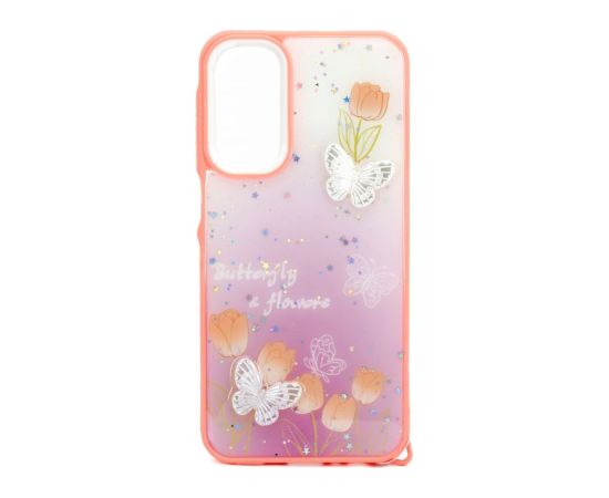 iLike Samsung  Galaxy A15 EPOXY CARTOON COVER Light Pink