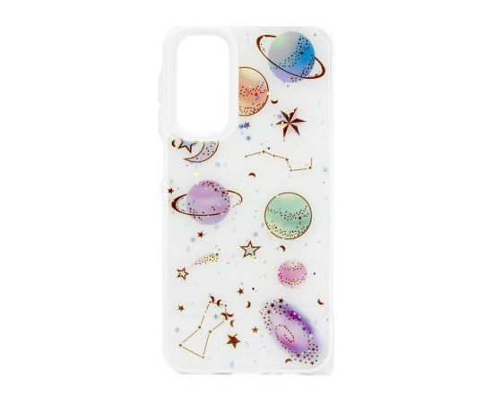 iLike Samsung  Galaxy A15 EPOXY CARTOON COVER White