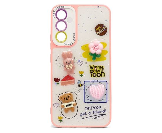 iLike Apple  iPhone 15 Pro Max EPOXY CARTOON COVER Pink