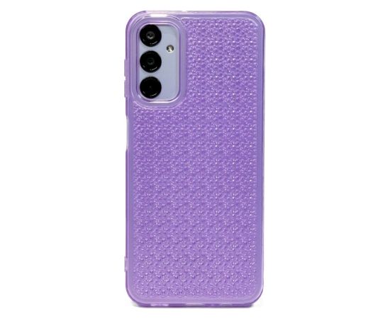 iLike Samsung  Galaxy A14 5G Silicone case Shine Transparent Violet