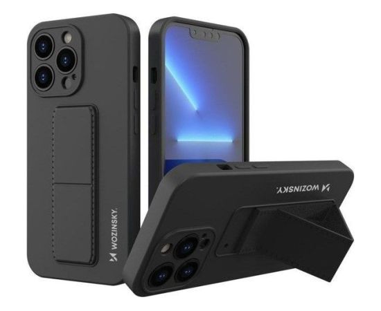 Wozinsky Apple  iPhone 13 Pro silicone case with stand Kickstand Case Black